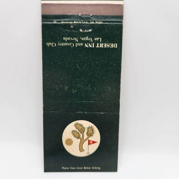 Vintage Matchbook Desert Inn & Country Club Las Vegas Nevada Memorabilia - Picture 1 of 2